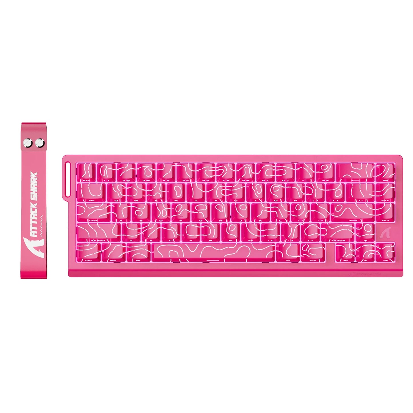 Attack Shark X68 HE – Teclado Gamer 60% Magnético con Respuesta 8KHz y RGB