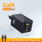 【New Sale】Baseus 100W GaN Charger Fast Charger For Xiaomi Samsung iPhone Laptop Tablet Charger PD Charger With USB Phone Charger