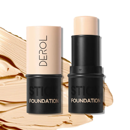 DEROL Maquillaje 2 en 1 – Base y Corrector Hidratante en Barra