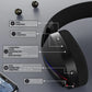 ATTACK SHARK L90 Flodable Tri-Mode Gaming Headset, Ultra-Light, Detachable Noise-canceling Microphone, RGB, 7.1ch Sound, 500mAh
