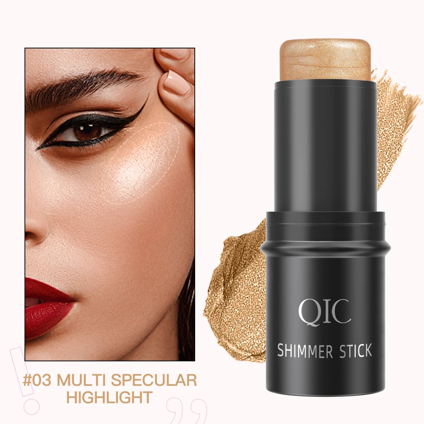 Blush Stick Cremoso: Color y brillo en un solo toque