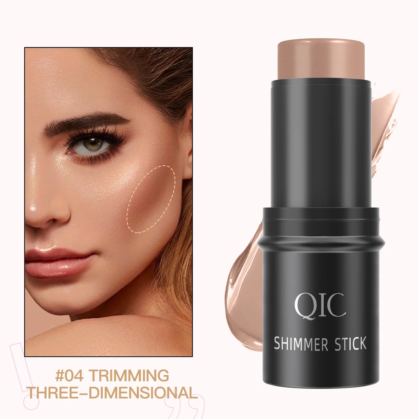 Blush Stick Cremoso: Color y brillo en un solo toque