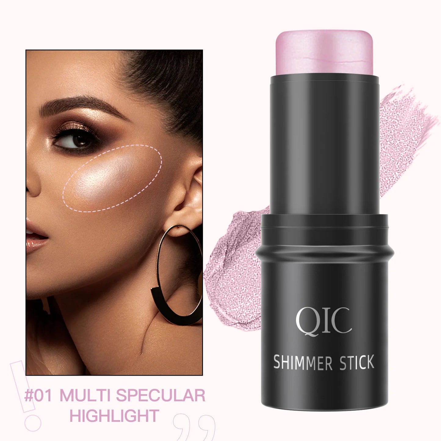 Blush Stick Cremoso: Color y brillo en un solo toque