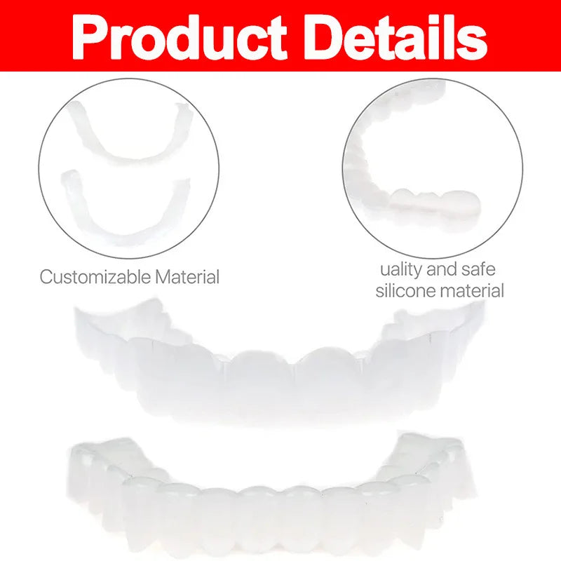 Carilla Dental Temporal – Cubierta Estética para Dientes, Blanqueadora y de Ajuste Perfecto