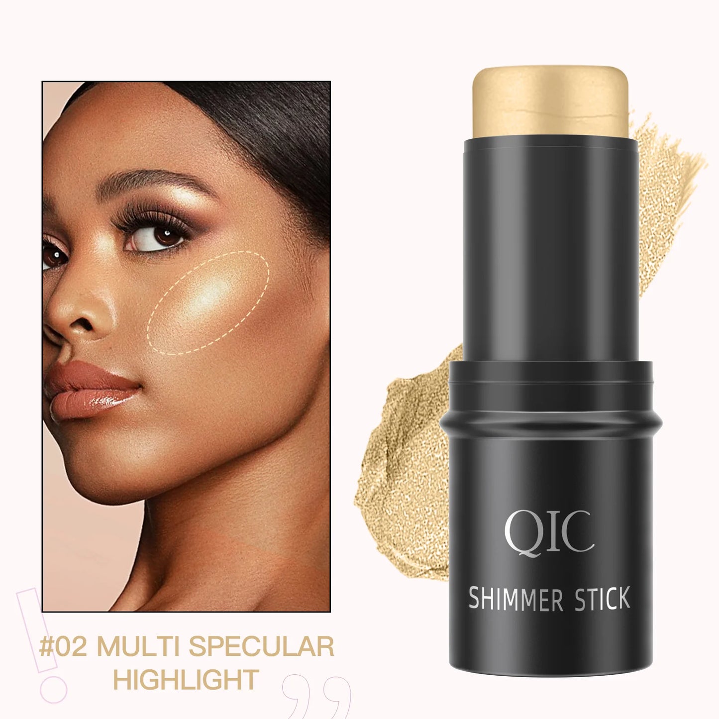 Blush Stick Cremoso: Color y brillo en un solo toque