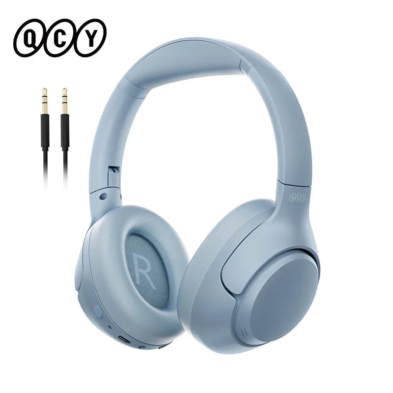 QCY H3 – Auriculares Premium: Bluetooth 5.4, ANC 43dB, Audio de Alta Resolución