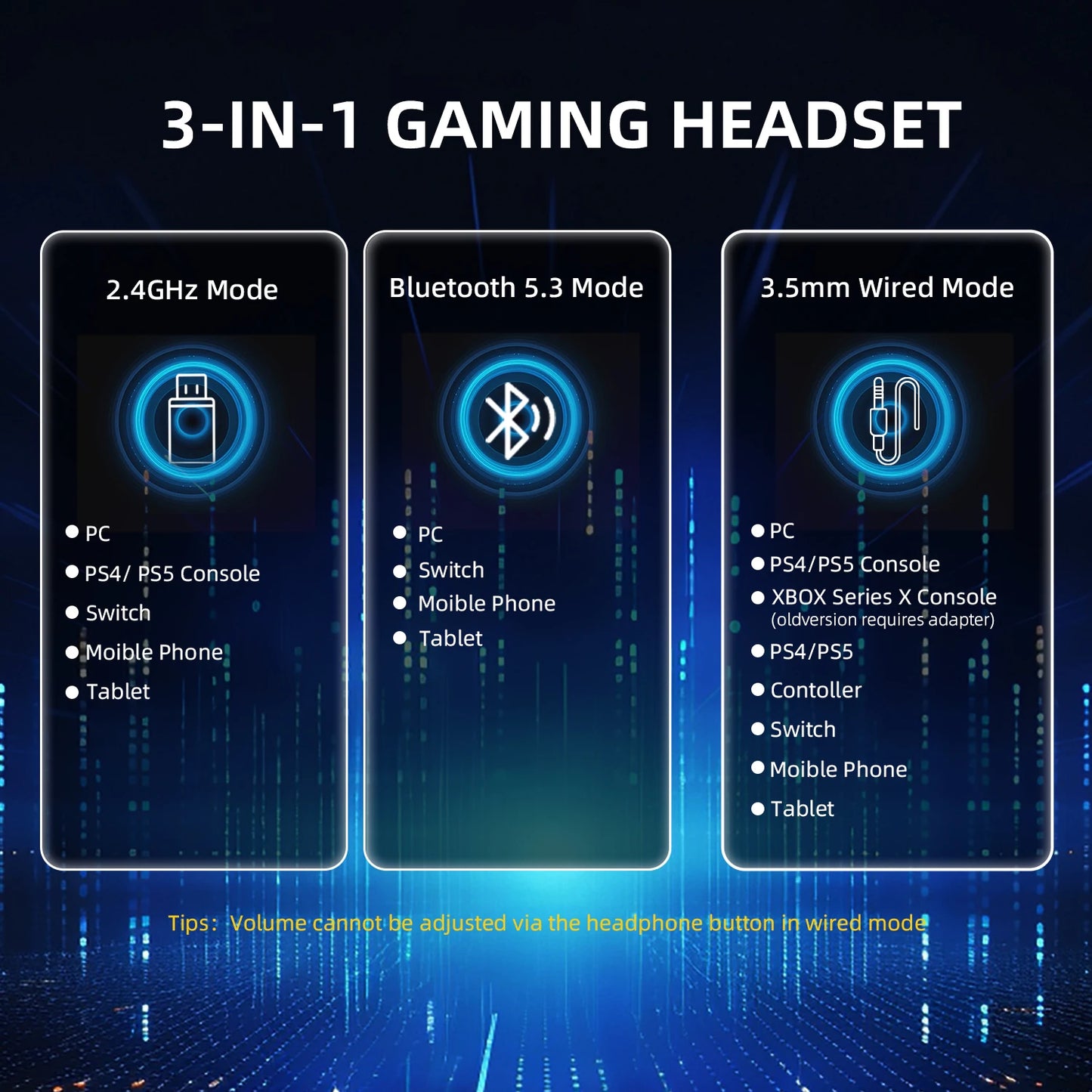 Auriculares Gamer L80PRO – Conexión 3 en 1 y Micrófono Doble para Consolas y PC