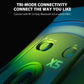 Attack Shark X5 Tri-mode Gaming Mouse, 49g Ultralight, 2.4Ghz/Wired/BT, PixArt Optical Sensor, 4000DPI, 200 Hours Battery, RGB