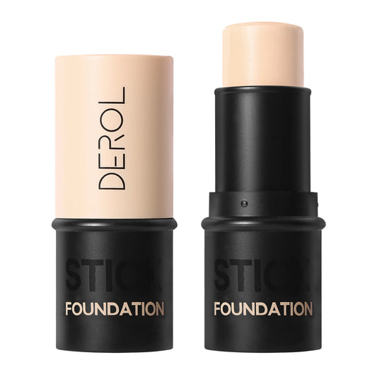 DEROL Maquillaje 2 en 1 – Base y Corrector Hidratante en Barra
