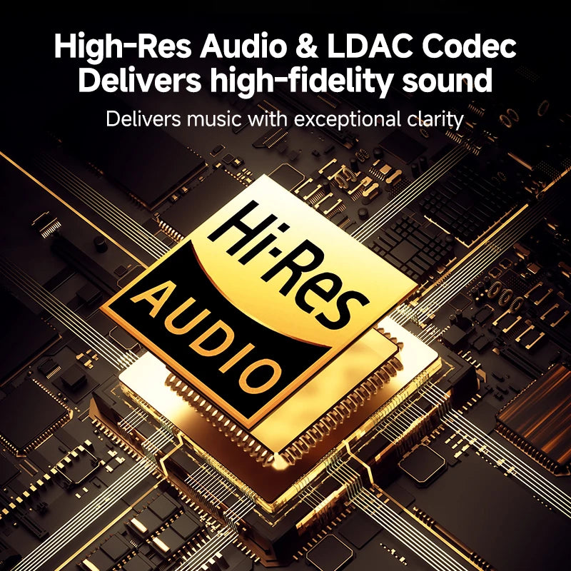 QCY H3 Pro – Headset Inalámbrico Hi-Res con Cancelación Activa de Ruido 50dB y Audio LDAC