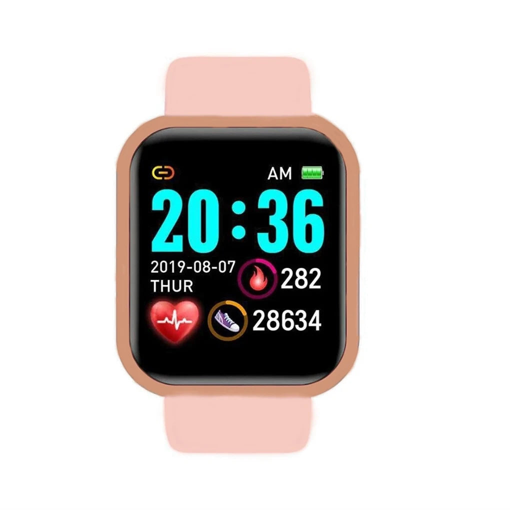 Reloj Inteligente con Control de Música, Llamadas y Fitness – Compatible con Android/iOS