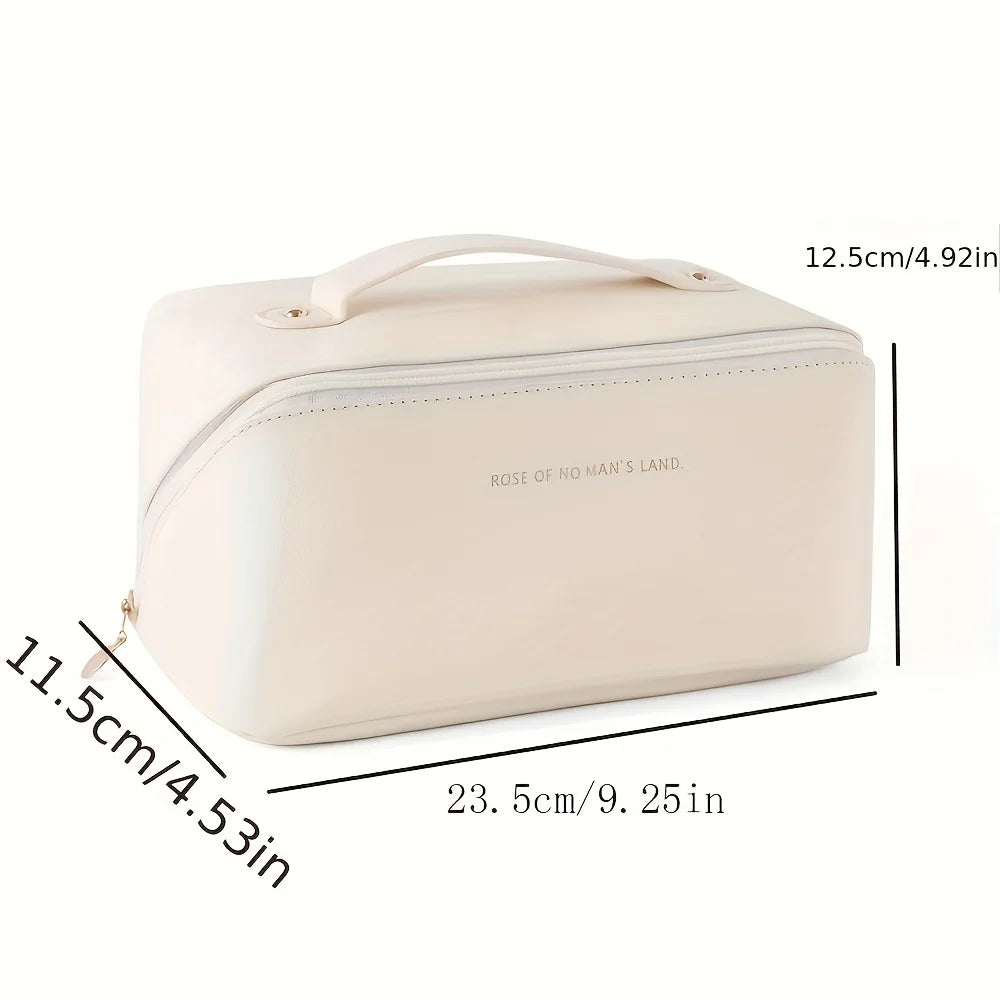 Neceser de Maquillaje para Mujer – Bolsa Organizadora de Cosméticos de Lujo con Cremallera para Viaje