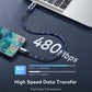 Baseus PD 100W/66W USB C Cable for iPhone 16 15 ProMax  MacBook Fast Charging Type C Cable For Xiaomi Samsung Data Wire Charging