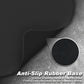 Attack Shark Large eSport Gaming Mousepad, Textured Smooth Surface, Non-slip Rubber Base, Anti-Fray Edge Stitching, 450x400x4mm