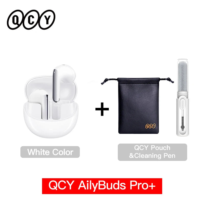 QCY HT10 AilyBuds Pro+ – Auriculares Inalámbricos ANC con Audio Hi-Res LDAC y Bluetooth 5.3