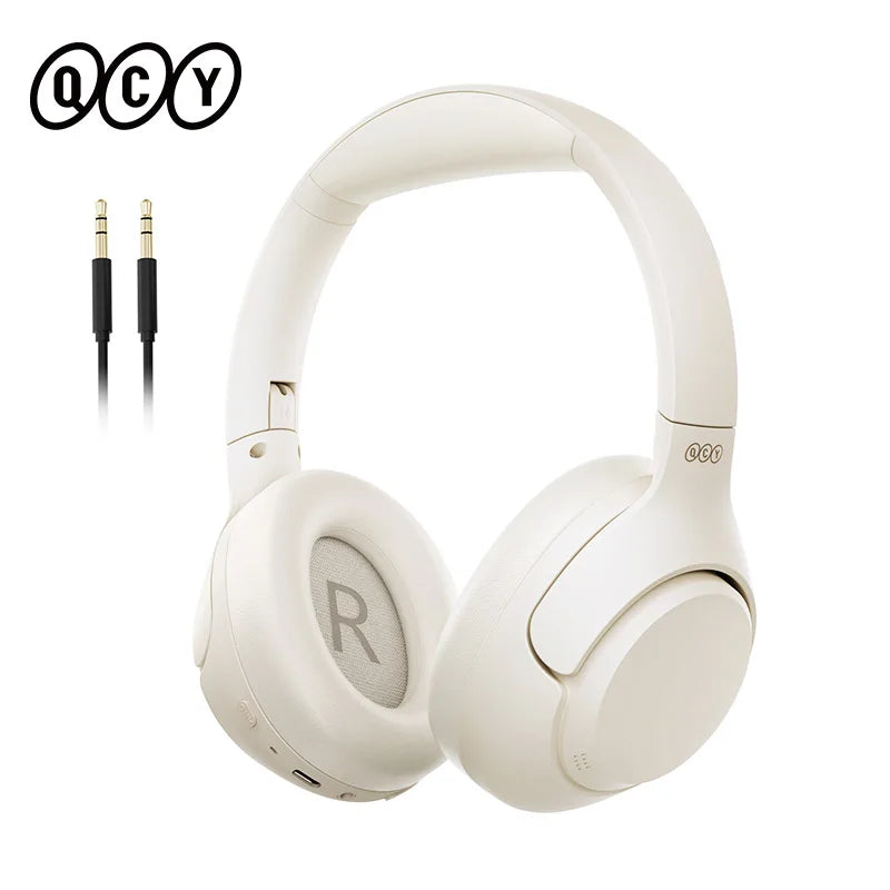 QCY H3 – Auriculares Premium: Bluetooth 5.4, ANC 43dB, Audio de Alta Resolución